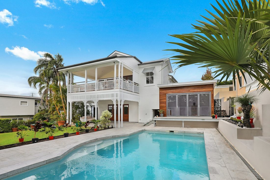 Home with pool