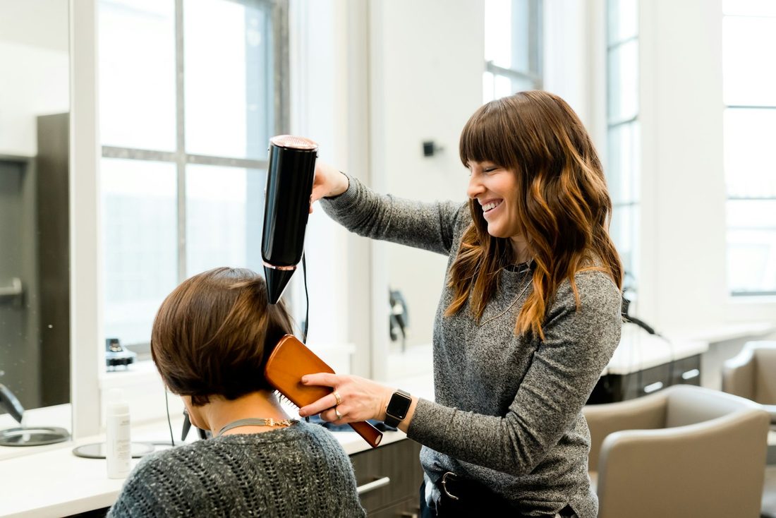 Salon concept on mobile